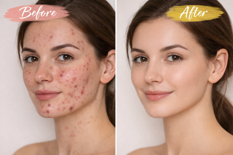 Tretinoin a ret gel before and after